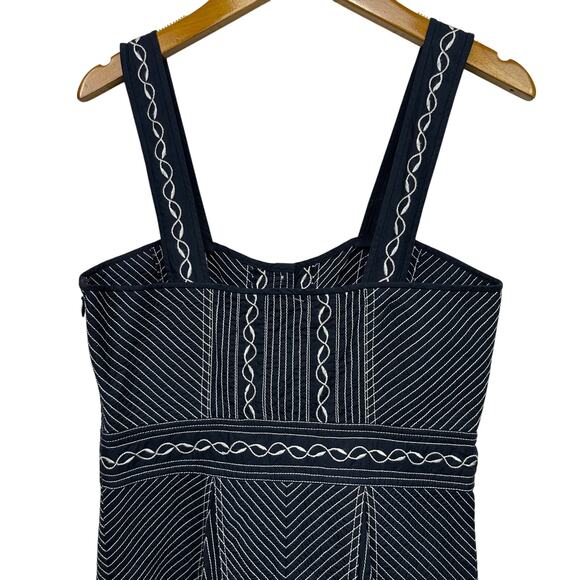 NWT Ulla Johnson Blue White Embroidery Sleeveless Button Front Nerida Midi Dress - Picture 13 of 16